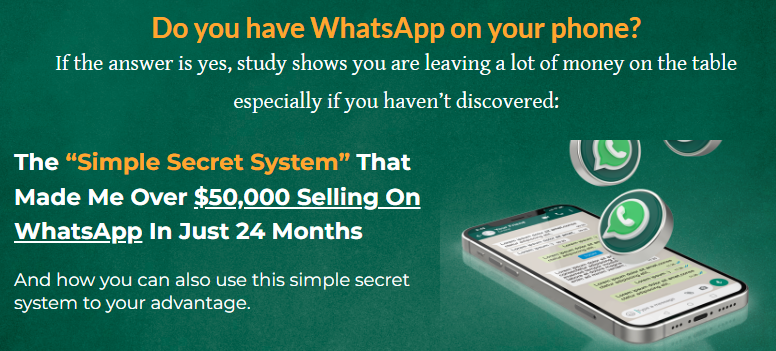 WhatsApp Marketing Success program