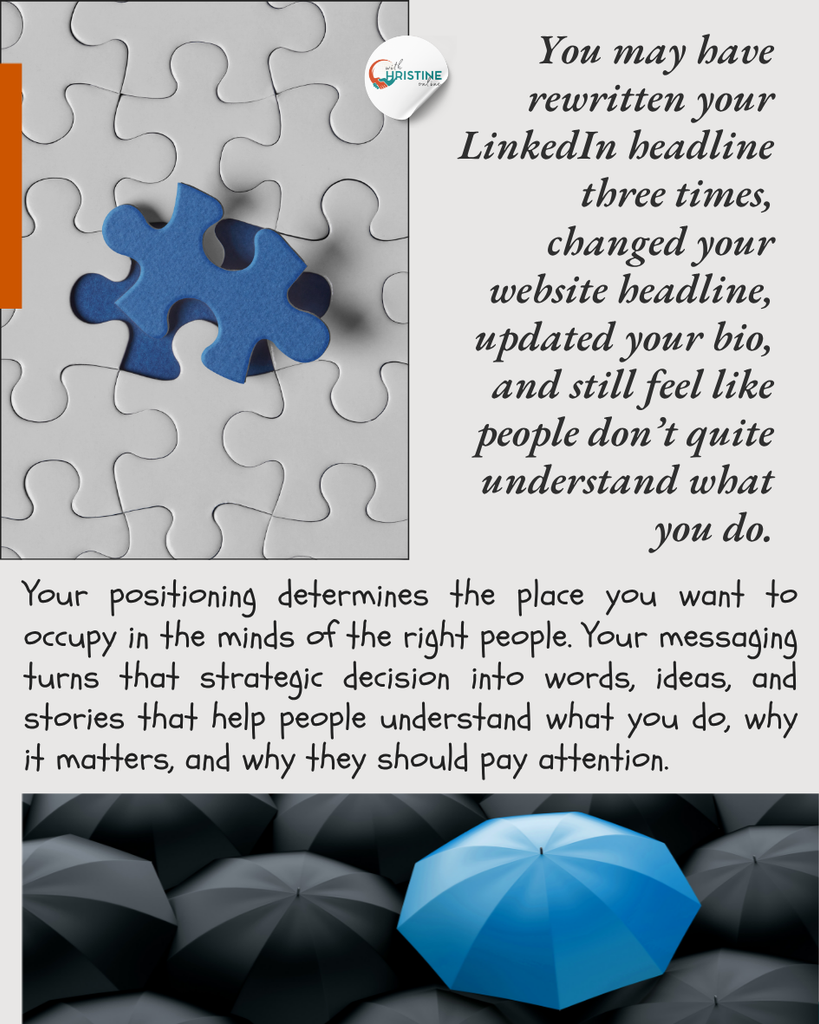 Personal Brand Positioning vs Messaging